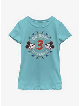 Disney Mickey Mouse Oh Boy Mickey 3 Youth Girls T-Shirt, , hi-res