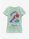 Disney The Little Mermaid Birthday Mermaid Two Youth Girls T-Shirt, MINT, hi-res