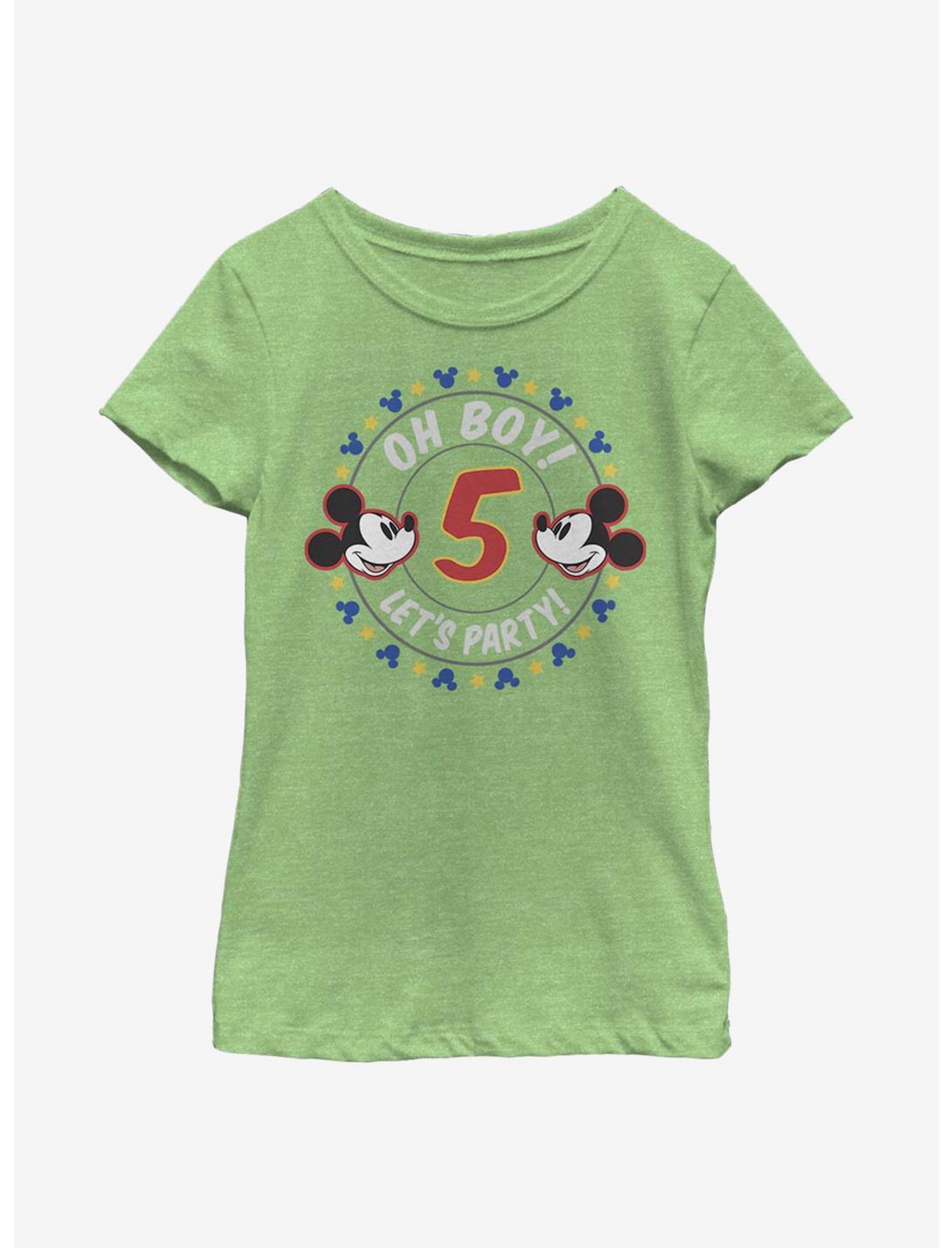 Disney Mickey Mouse Oh Boy Mickey 5 Youth Girls T-Shirt, , hi-res