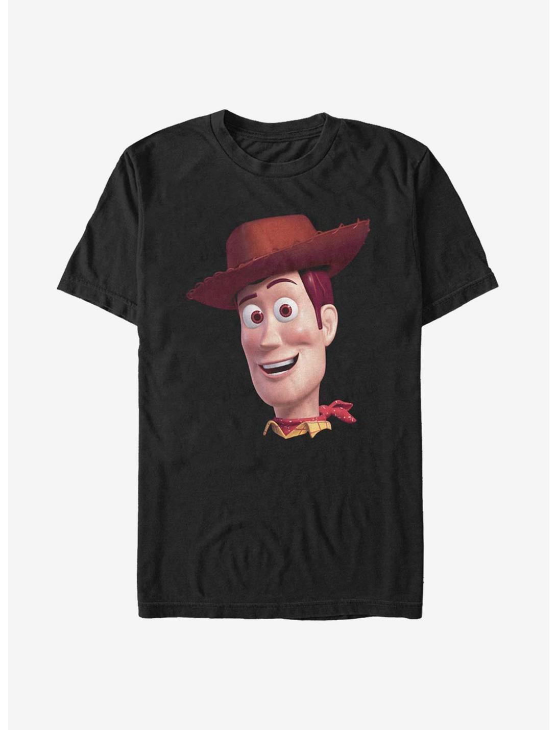 Disney Pixar Toy Story Woody Big Face T-Shirt, BLACK, hi-res