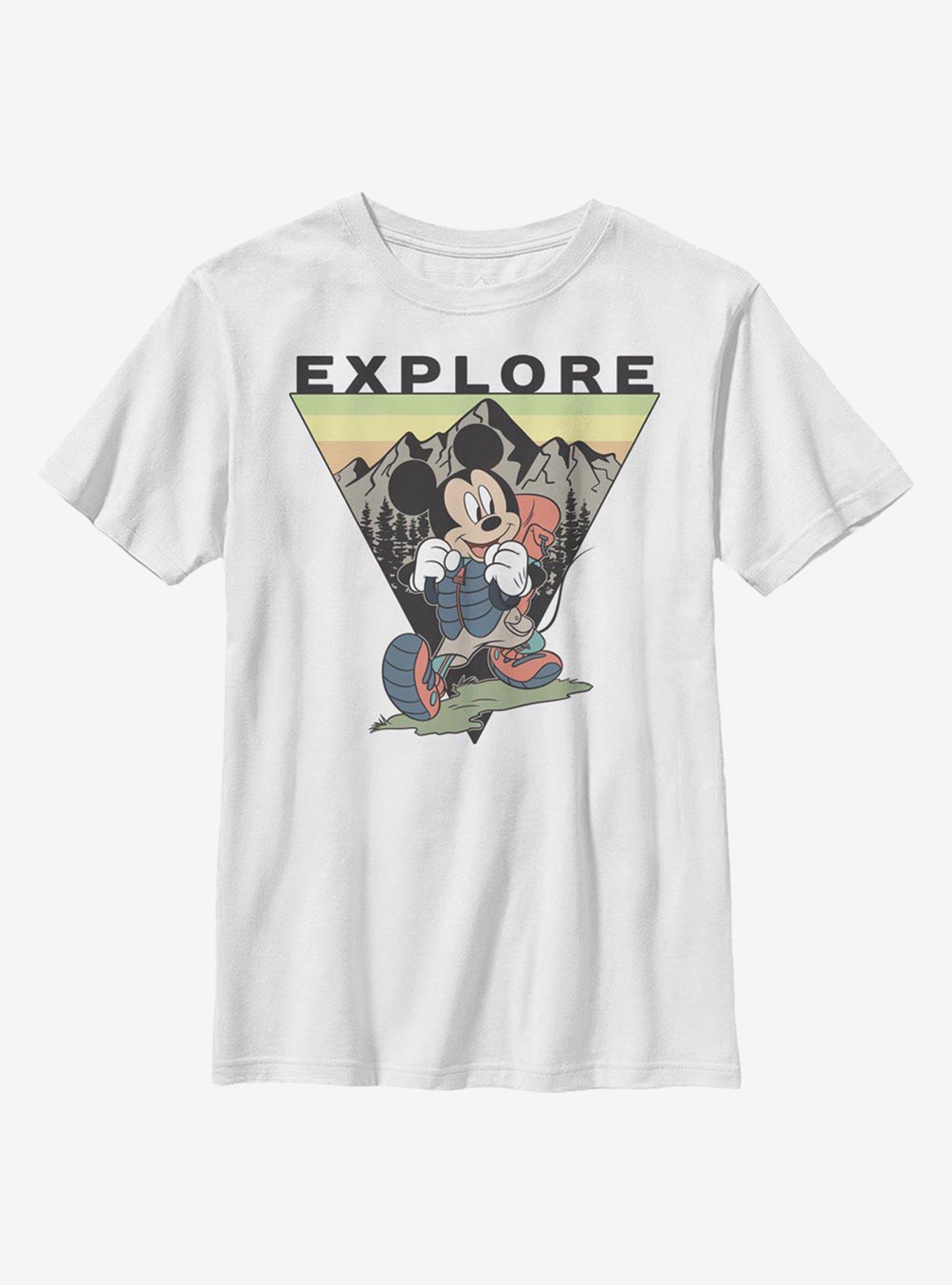 Disney Mickey Mouse Explore Mickey Travel Youth T-Shirt, , hi-res