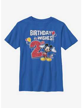 Disney Mickey Mouse Mickey Birthday 2 Youth T-Shirt, , hi-res