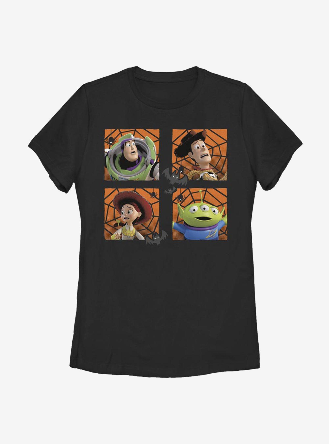 Disney Pixar Toy Story Halloween Four Square Womens T-Shirt, BLACK, hi-res