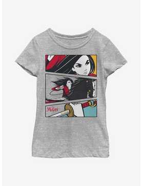 Disney Mulan Action Panels Youth Girls T-Shirt, , hi-res