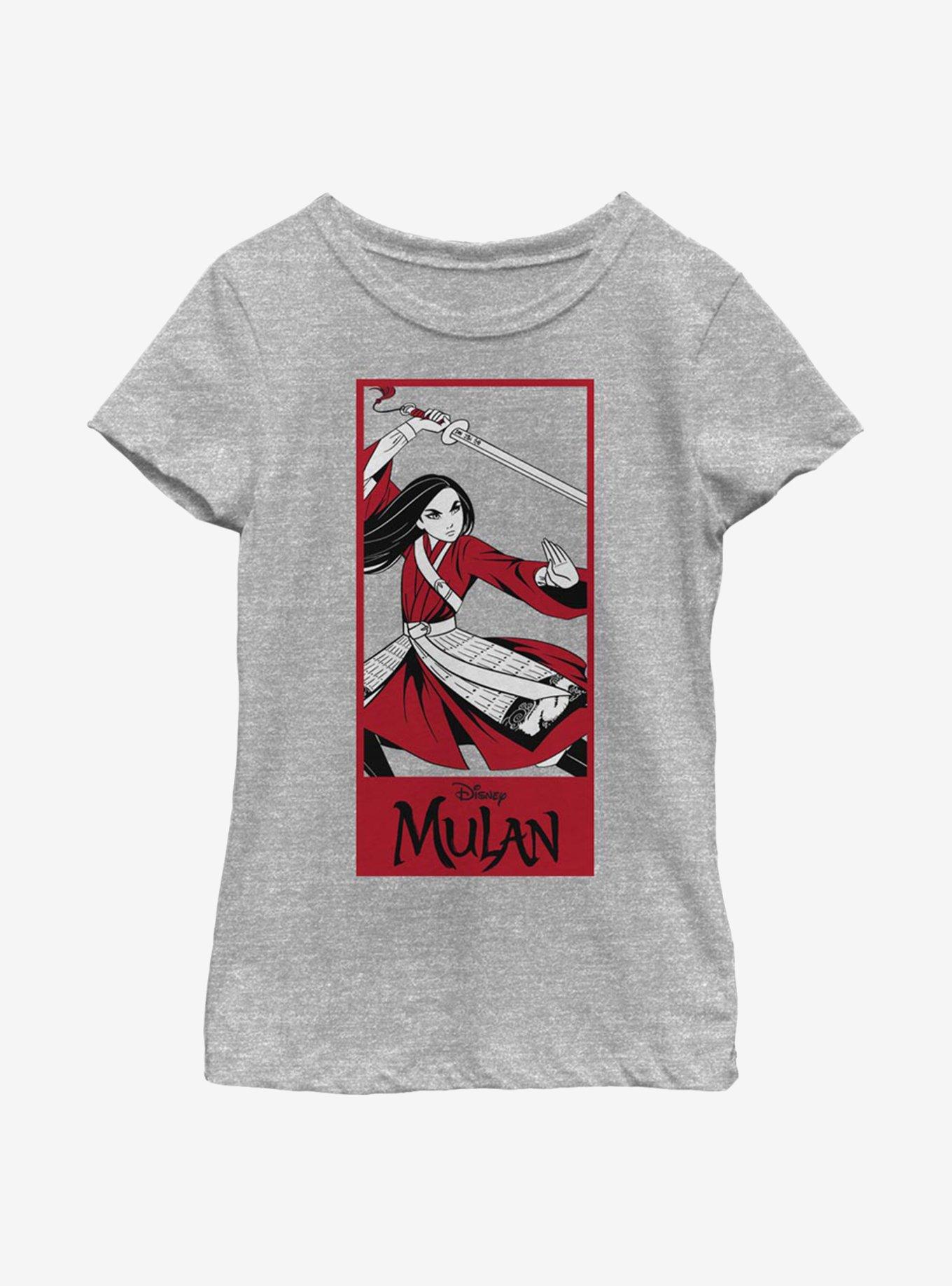 Disney Mulan Bold Spirit Youth Girls T-Shirt, , hi-res