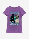 Disney Mulan Four Birthday Youth Girls T-Shirt, PURPLE BERRY, hi-res