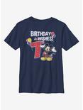 Disney Mickey Mouse Mickey Birthday 7 Youth T-Shirt, NAVY, hi-res