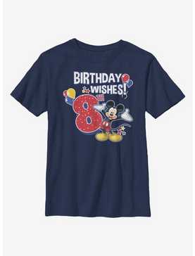 Disney Mickey Mouse Mickey Birthday 8 Youth T-Shirt, , hi-res