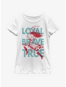 Disney Mulan Loyal, Brave, True Youth Girls T-Shirt, , hi-res