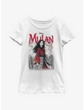 Disney Mulan Watercolor Mulan Title Youth Girls T-Shirt, , hi-res