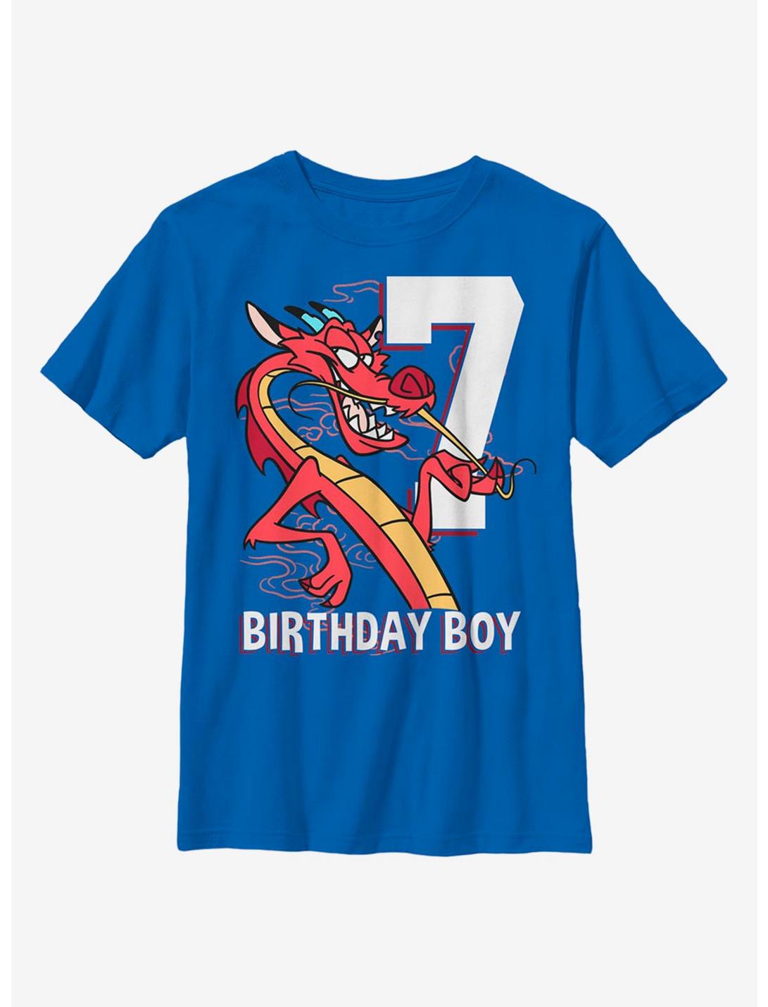 Disney Mulan Mushu Seven Youth T-Shirt, ROYAL, hi-res