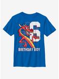 Disney Mulan Mushu Six Youth T-Shirt, ROYAL, hi-res