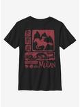 Disney Mulan Block Youth T-Shirt, BLACK, hi-res