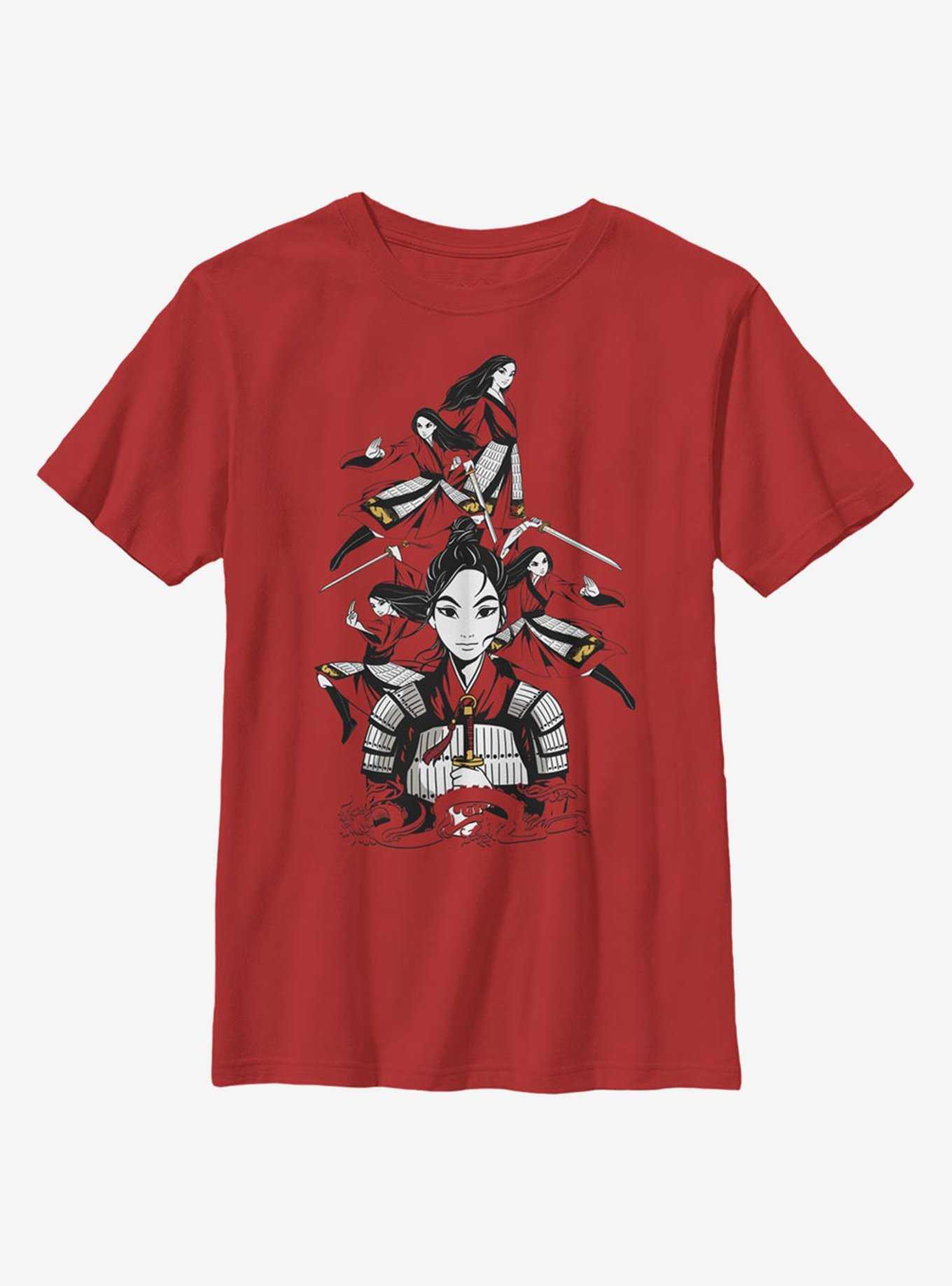 Disney Mulan Poses Youth T-Shirt, , hi-res