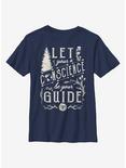 Disney Pinocchio Conscience Guide Youth T-Shirt, NAVY, hi-res