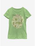 Disney Winnie The Pooh 100 Acre Map Youth Girls T-Shirt, , hi-res