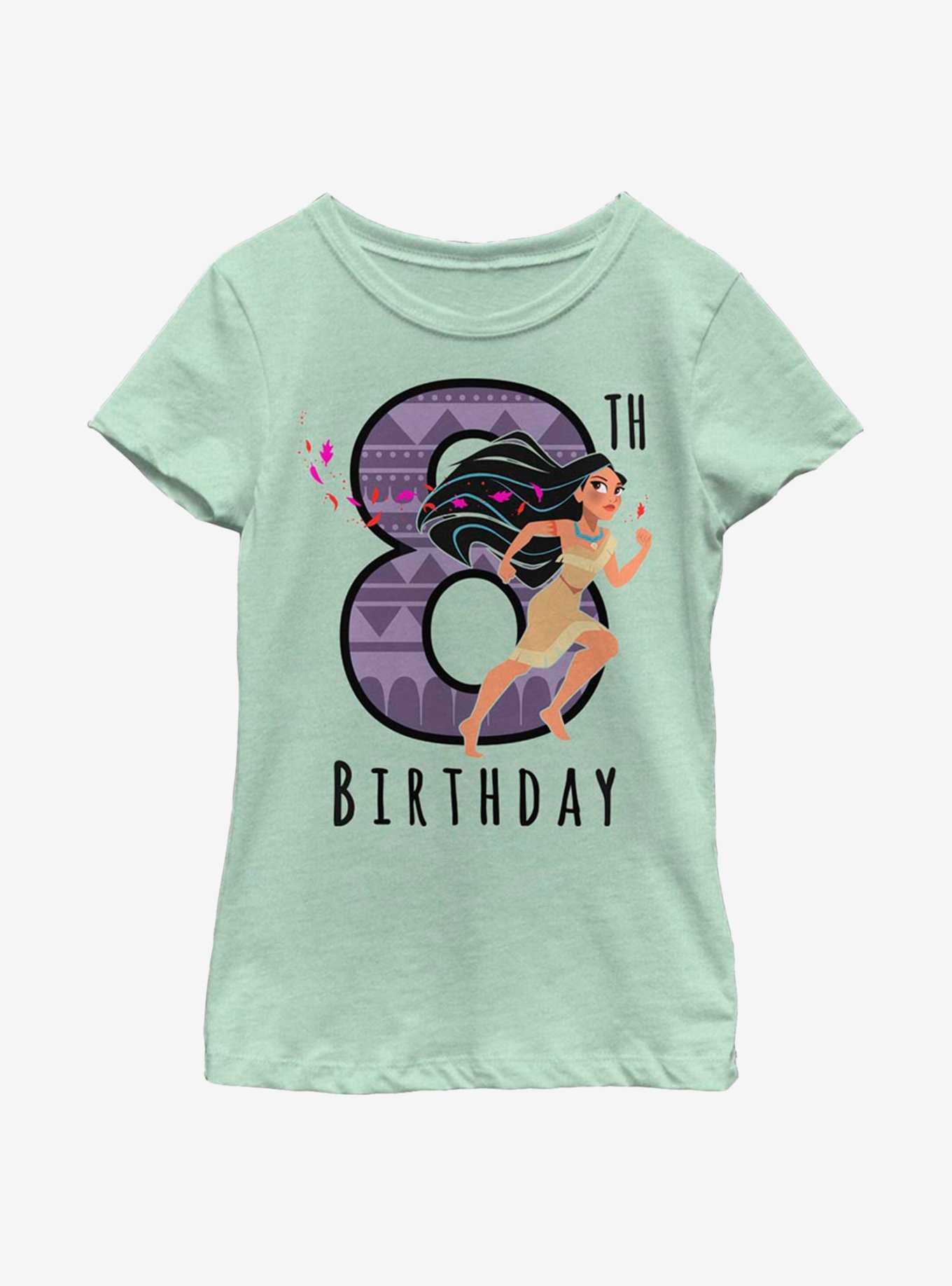 Disney Pocahontas Birthday 8 Youth Girls T-Shirt, , hi-res