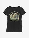 Disney The Princess And The Frog Dreams Do Come True Youth Girls T-Shirt, BLACK, hi-res
