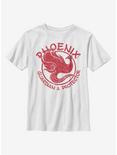 Disney Mulan Phoenix Circle Youth T-Shirt, WHITE, hi-res