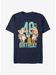 Disney Snow White Dwarfs Fourtieth Birthday T-Shirt, NAVY, hi-res