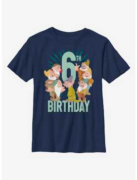 Disney Snow White Dwarfs Sixth Birthday Youth T-Shirt, , hi-res