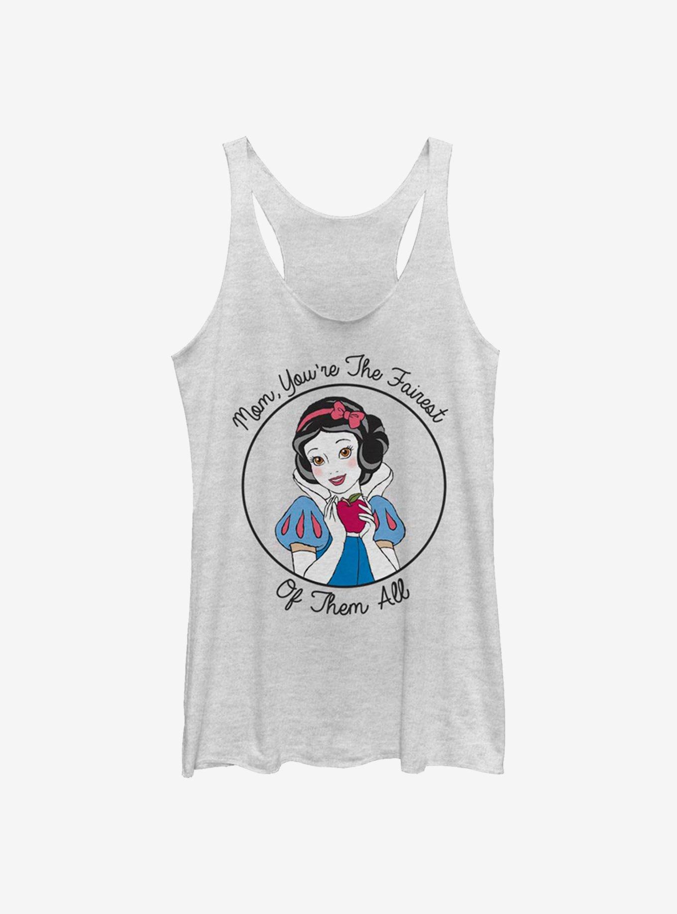 Disney Snow White Fairest Womens Tank Top, WHITE HTR, hi-res
