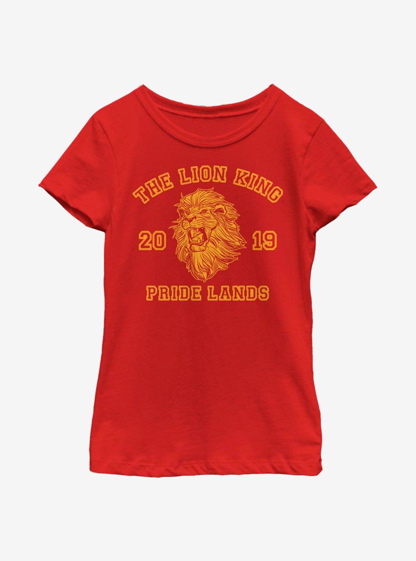 Disney The Lion King Pride Lands Simba Youth Girls T-Shirt, RED, hi-res