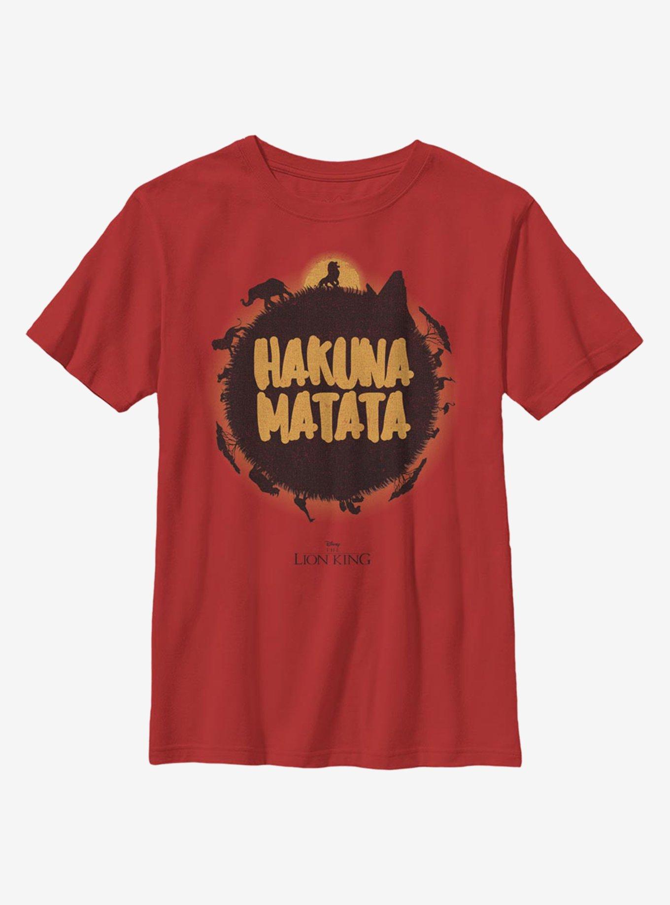 Disney The Lion King Hakuna Matata Sun Youth T-Shirt, , hi-res