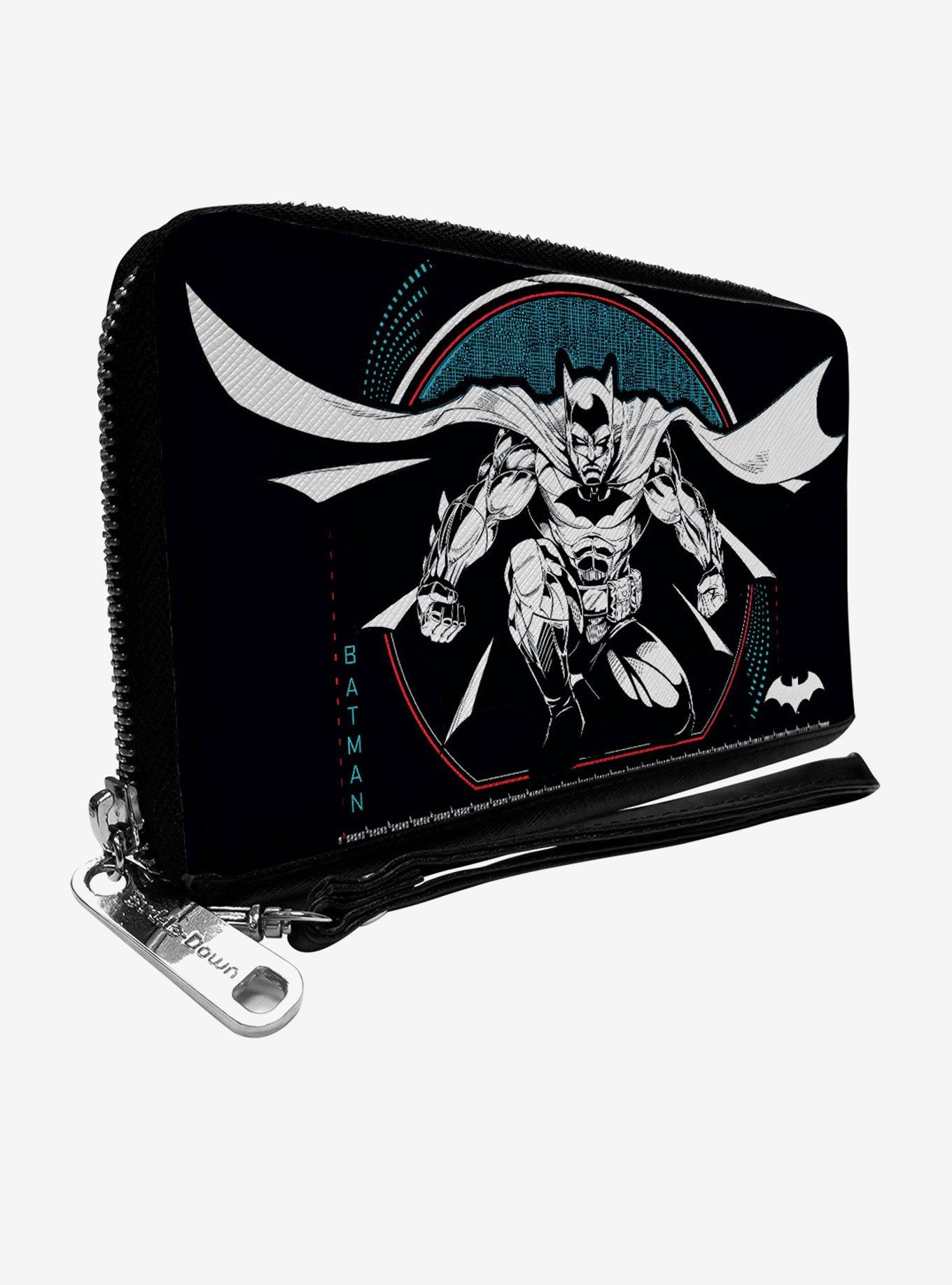 DC Comics Batman Tech Action Pose Zip Around Wallet, , hi-res