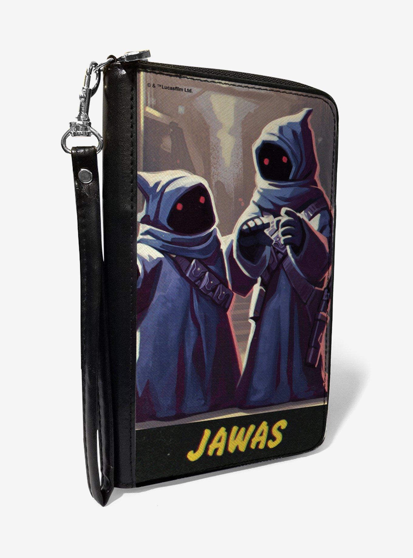 Star Wars The Mandalorian Jawas Pose Womens Zip Around Wallet, , hi-res