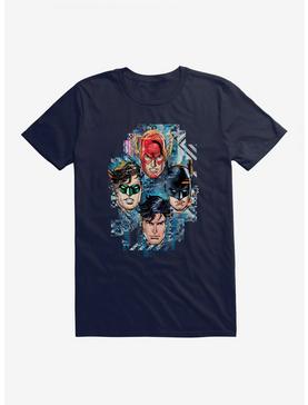 DC Comics Justice League Group Pixelated T-Shirt, , hi-res