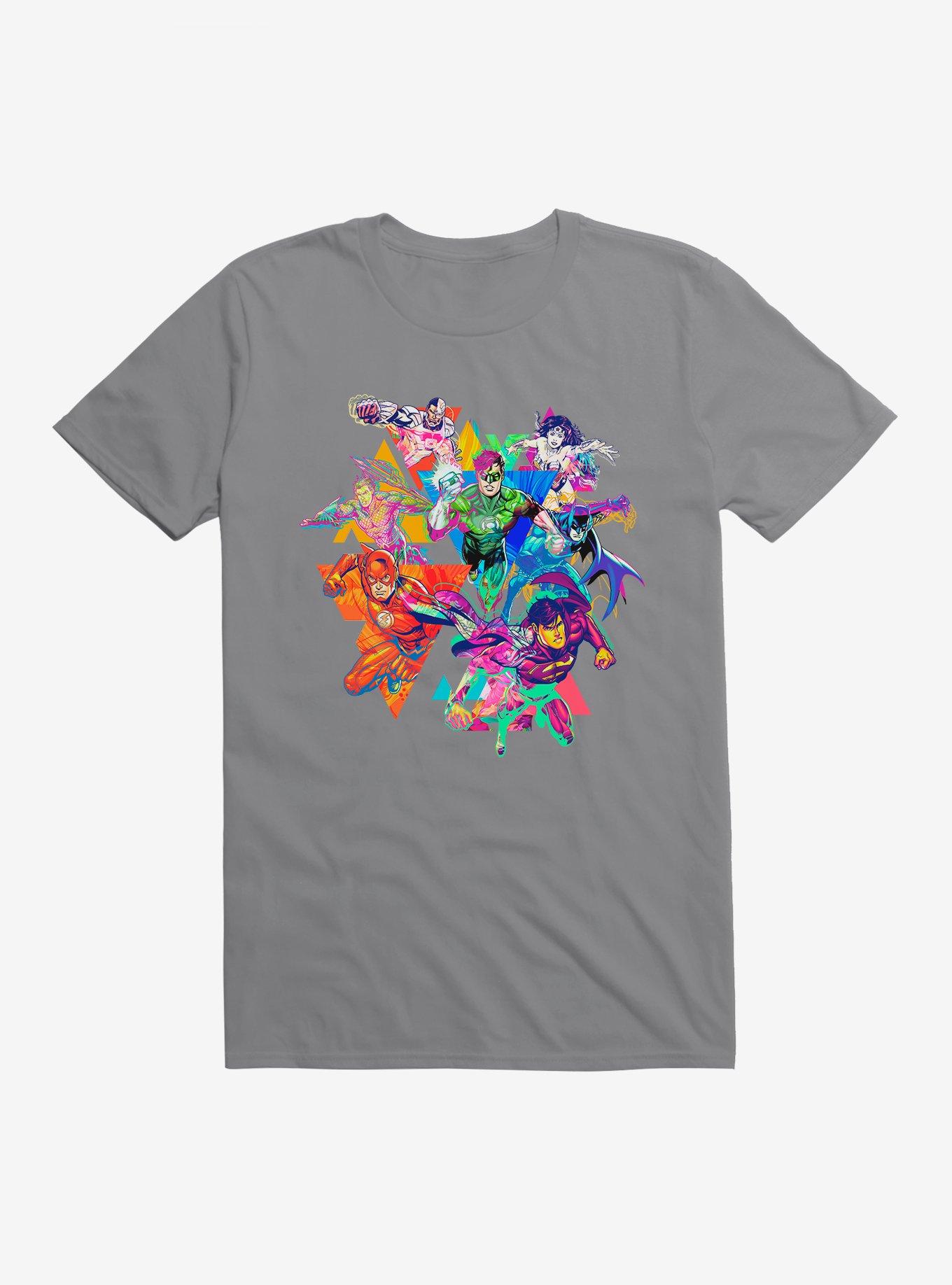 DC Comics Justice League Group Midflight T-Shirt, , hi-res