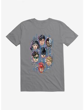 DC Comics Justice League Group T-Shirt, STORM GREY, hi-res