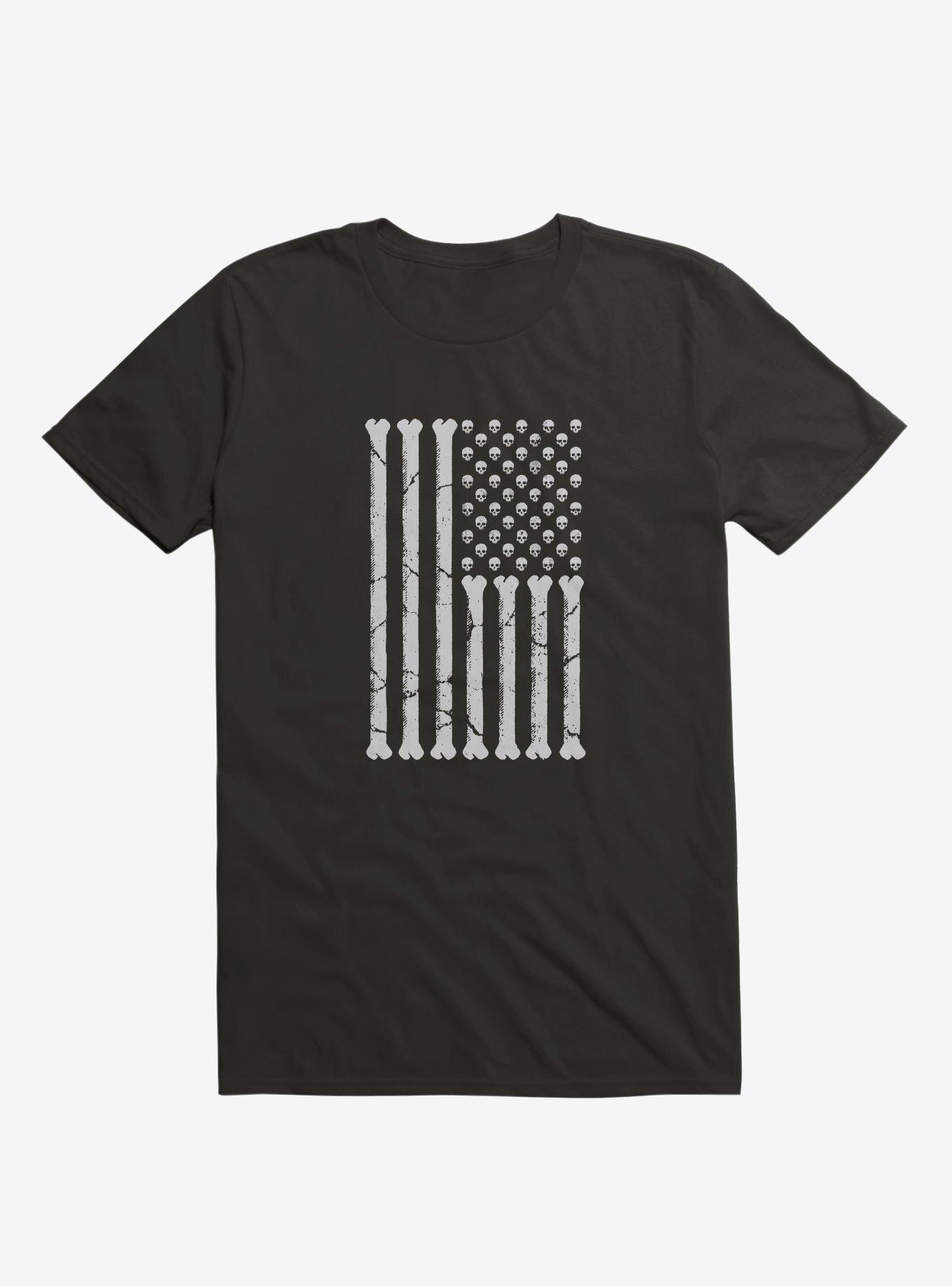 American Skulls And Bones T-Shirt, , hi-res