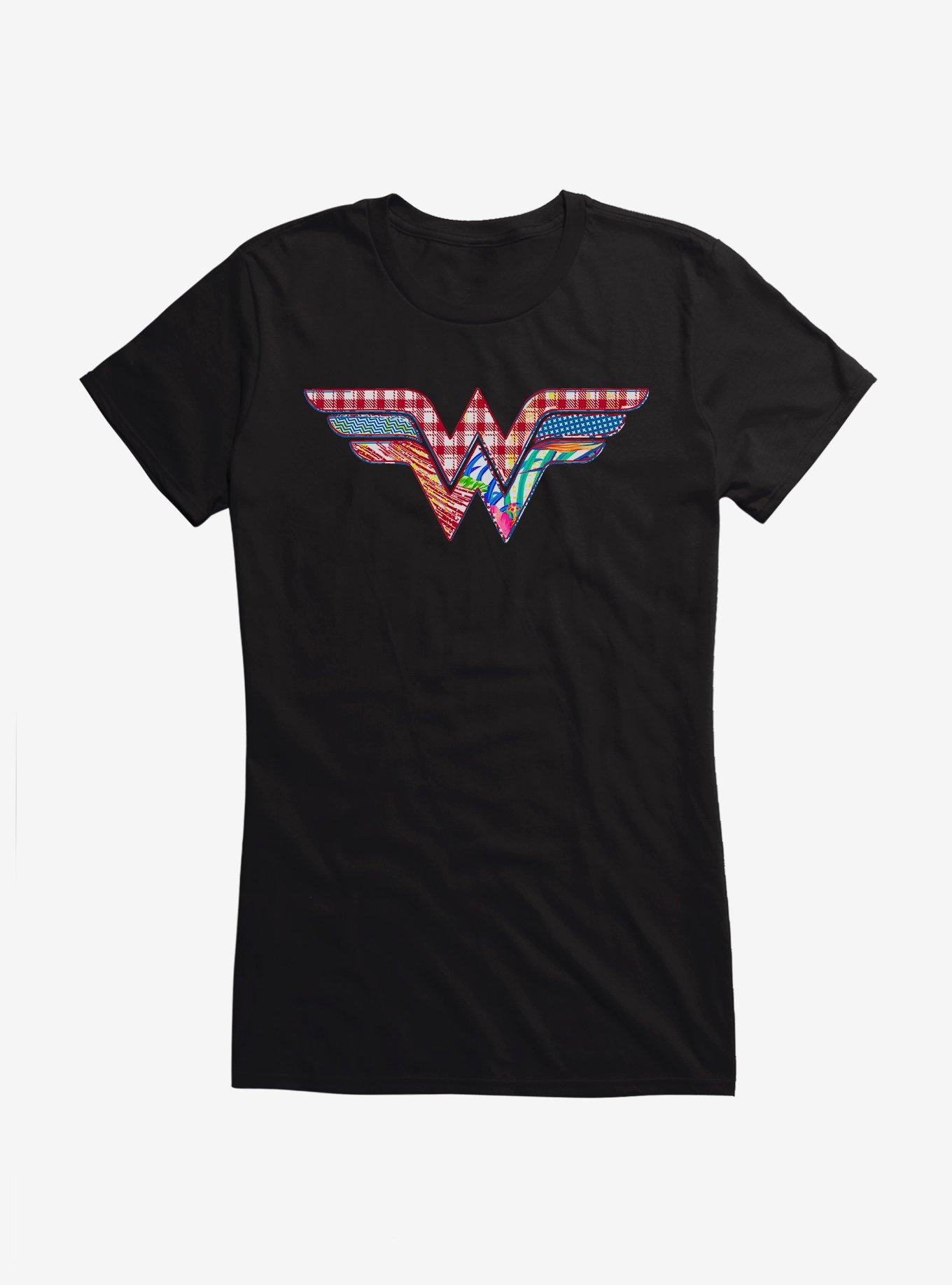 DC Comics Justice League Wonder Woman Girls T-Shirt, BLACK, hi-res