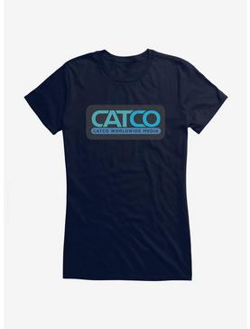 DC Comics Supergirl Catco Girls T-Shirt, NAVY, hi-res