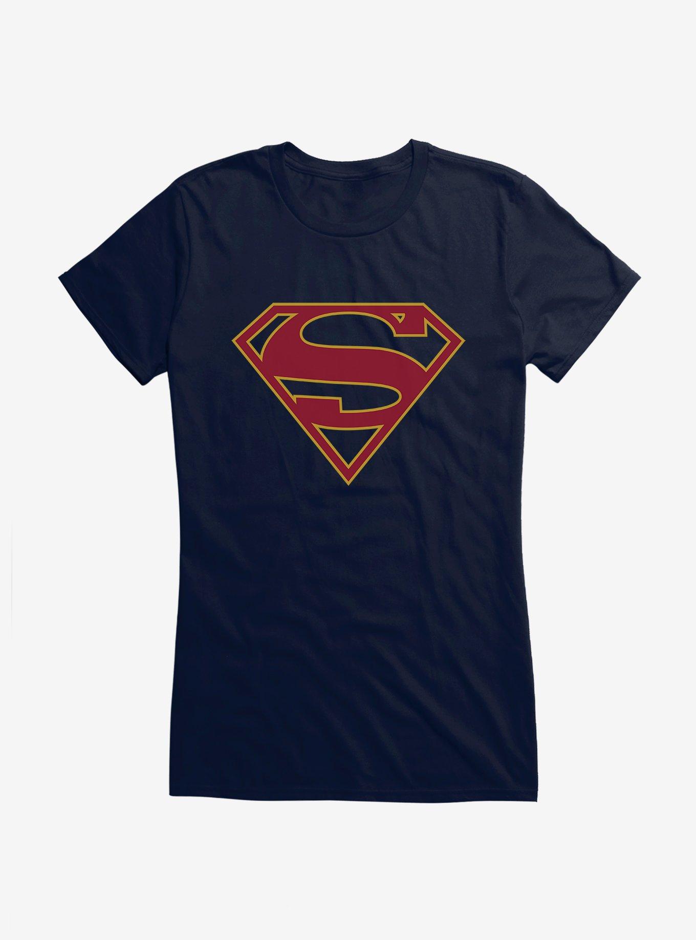 DC Comics Supergirl Classic Logo Girls T-Shirt, , hi-res