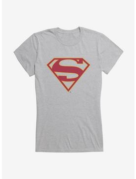 DC Comics Supergirl Classic Logo Girls T-Shirt, HEATHER, hi-res
