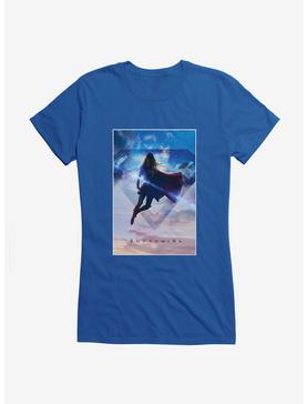 DC Comics Supergirl Logo Sky Girls T-Shirt, , hi-res