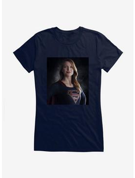 DC Comics Supergirl Pose Girls T-Shirt, NAVY, hi-res