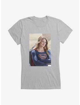 DC Comics Supergirl Smile Girls T-Shirt, HEATHER, hi-res