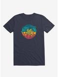 Aquatic Rainbow T-Shirt, NAVY, hi-res