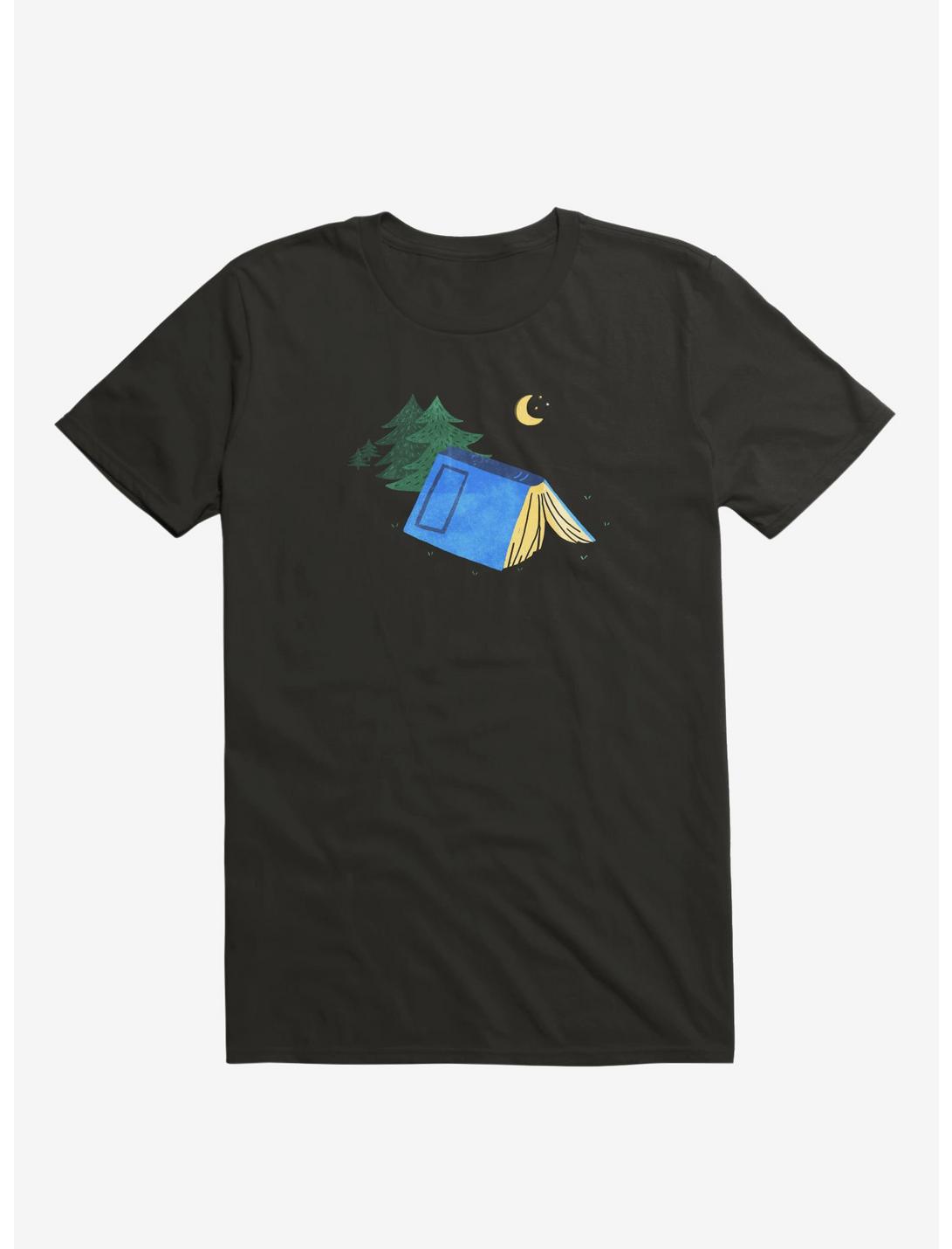 Book Camp T-Shirt, BLACK, hi-res
