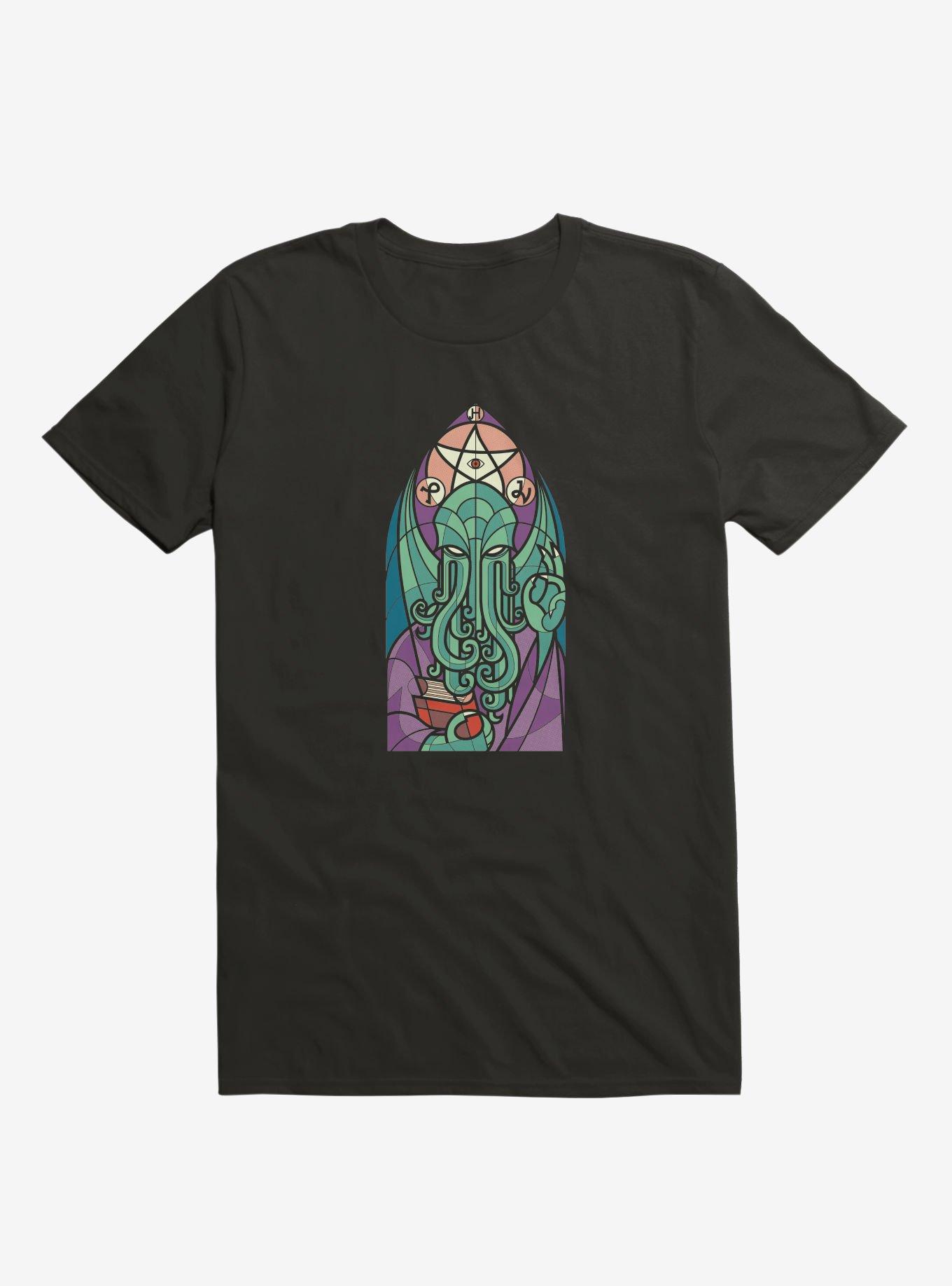 Cthulhu's Church T-Shirt, BLACK, hi-res