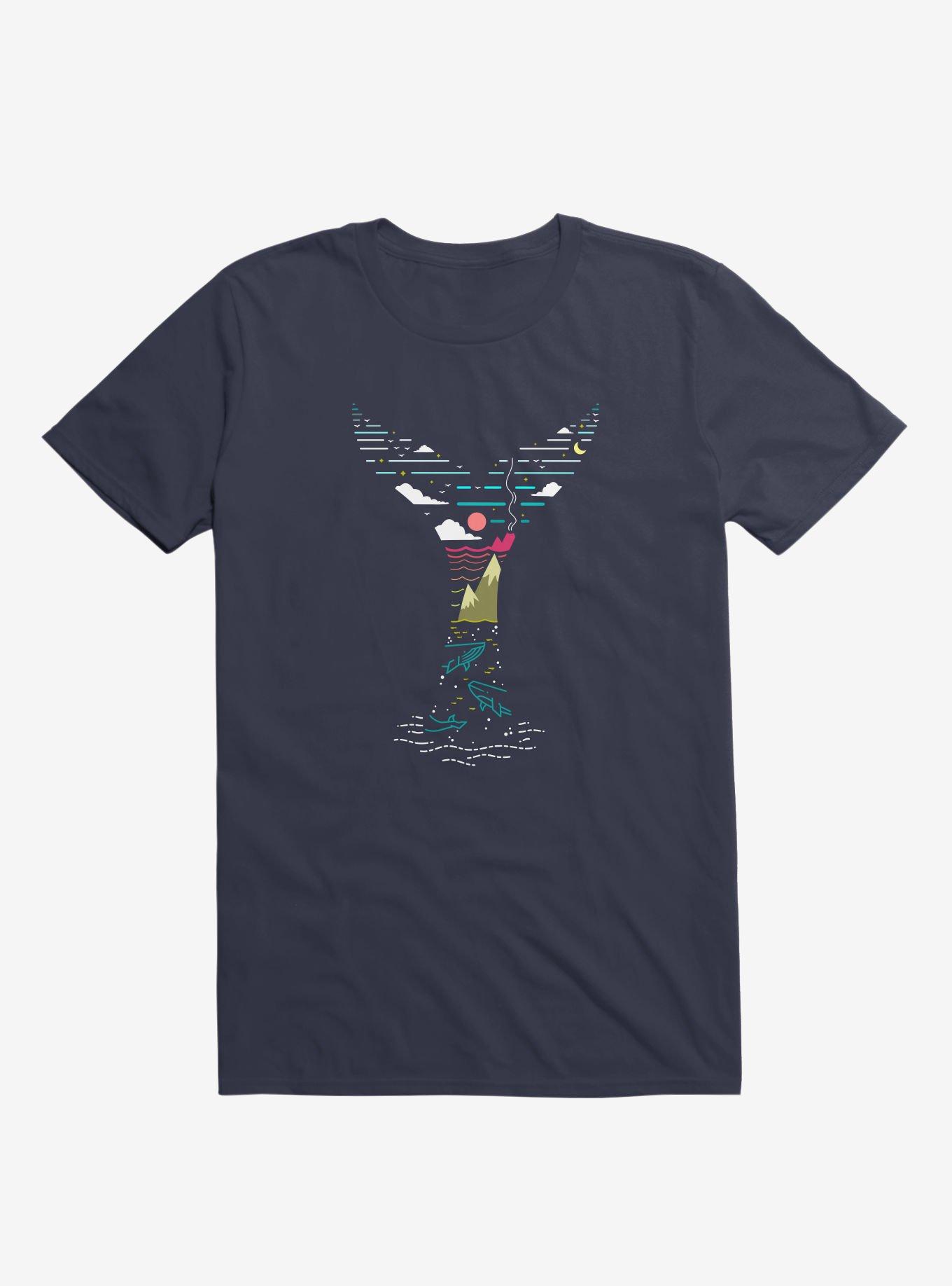 Free - Claudia Santos T-Shirt, NAVY, hi-res