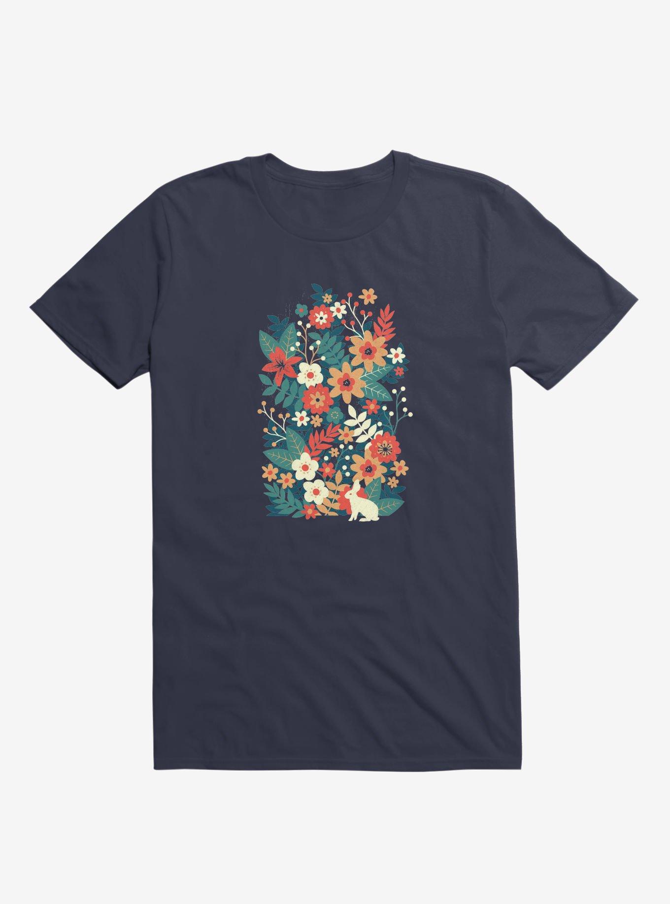 In Bloom T-Shirt, NAVY, hi-res