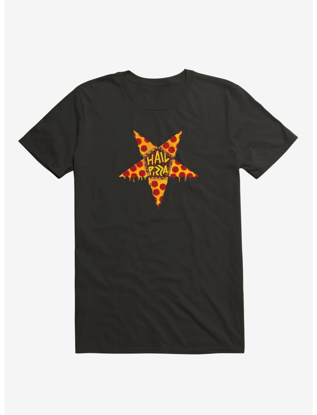Hail Pizza T-Shirt, BLACK, hi-res
