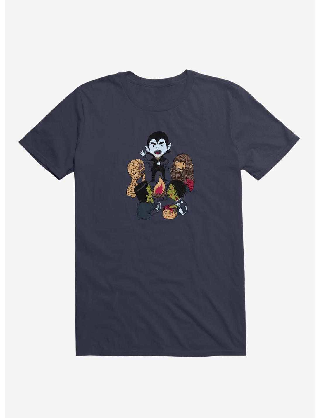 Horror Tales  T-Shirt, NAVY, hi-res