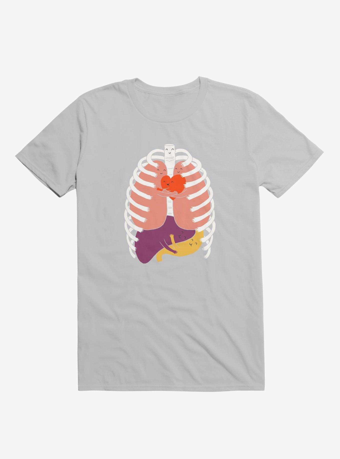 Hugs Keep Us Alive! T-Shirt, SILVER, hi-res