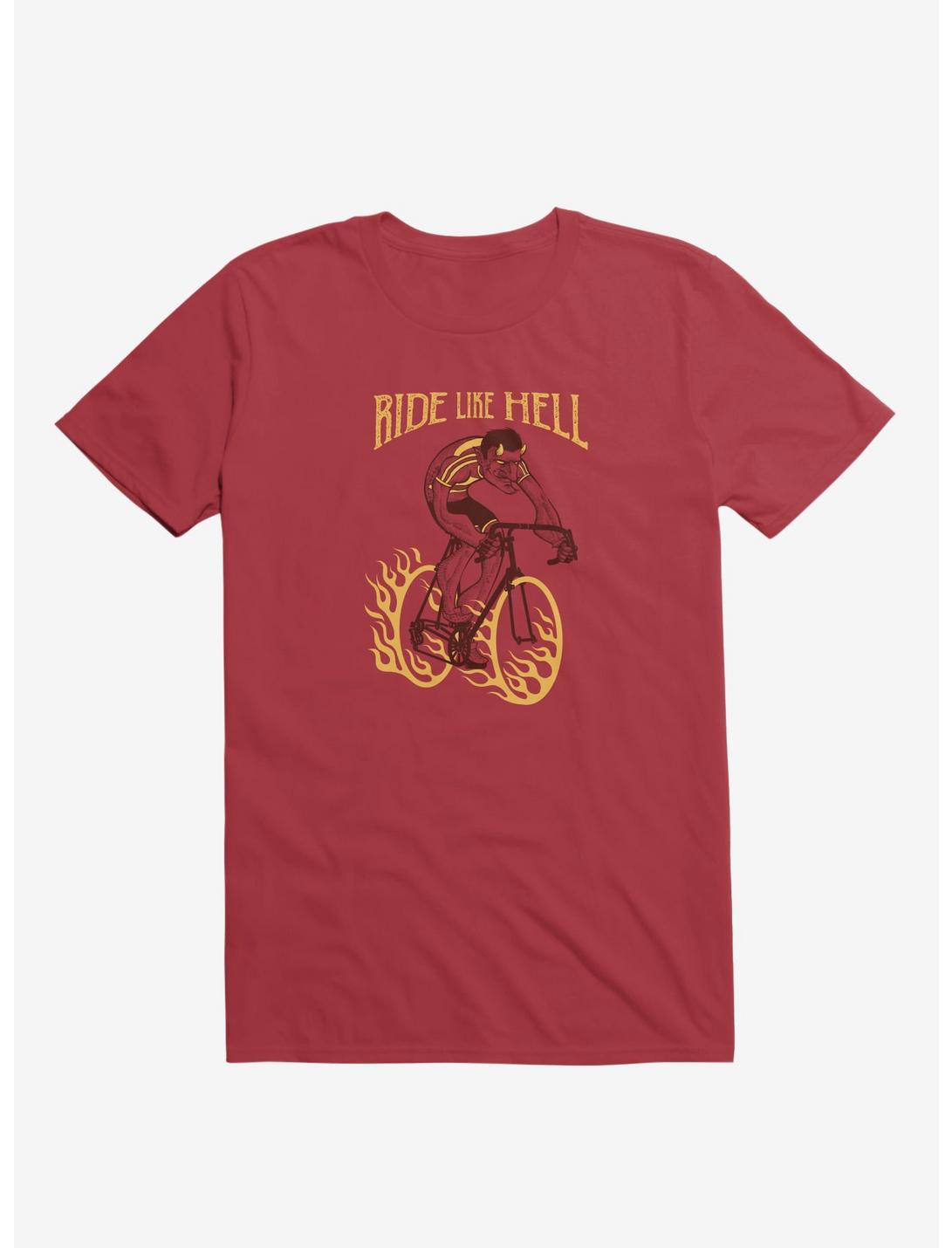 Ride Like Hell T-Shirt, RED, hi-res